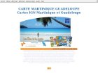 carte martinique guadeloupe  les cartes de la martinique