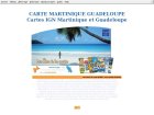 Carte Martinique Guadeloupe  Les Cartes De La Martinique
